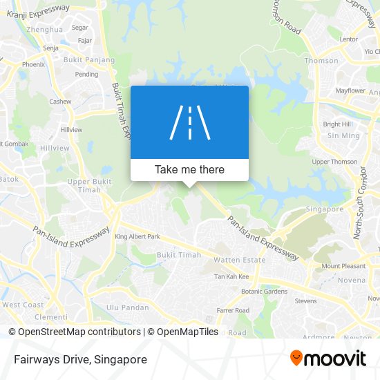 Fairways Drive map