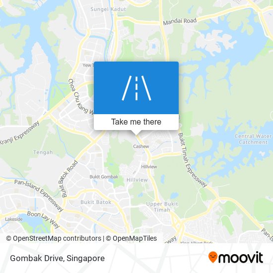 Gombak Drive map