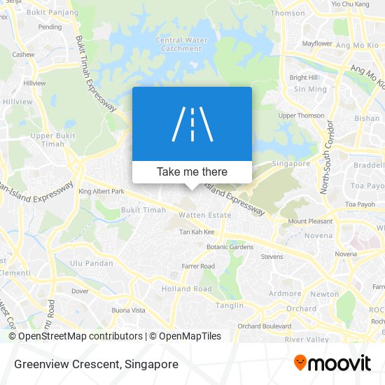 Greenview Crescent map