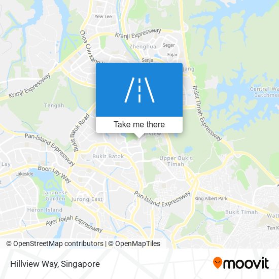 Hillview Way map