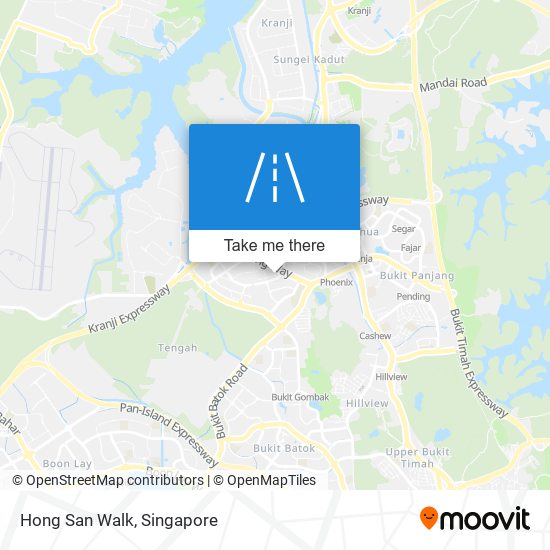 Hong San Walk map