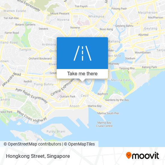 Hongkong Street map