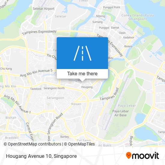 Hougang Avenue 10地图