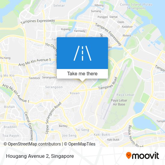 Hougang Avenue 2 map