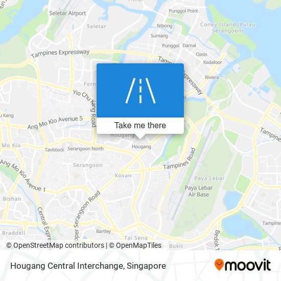 Hougang Central Interchange map