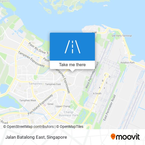 Jalan Batalong East map