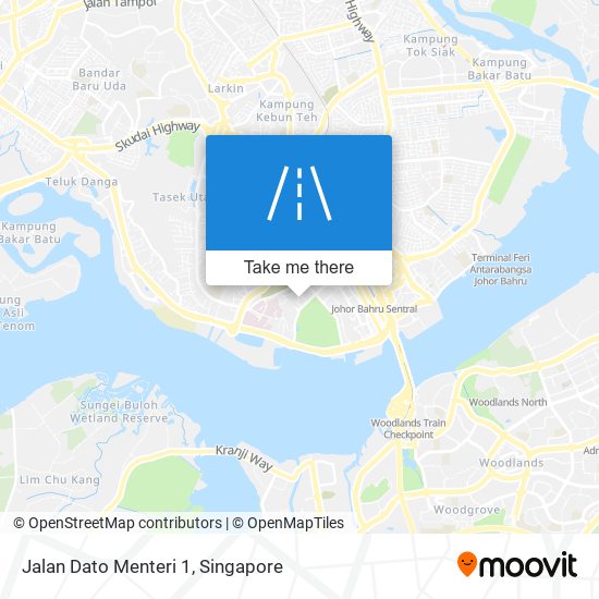 Jalan Dato Menteri 1 map