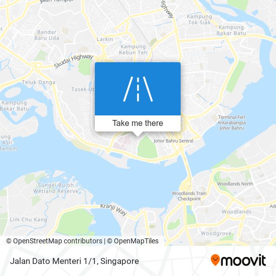 Jalan Dato Menteri 1/1 map