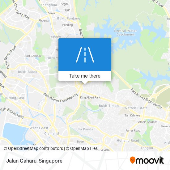 Jalan Gaharu map