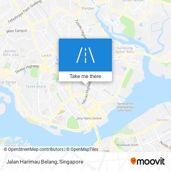 Jalan Harimau Belang地图