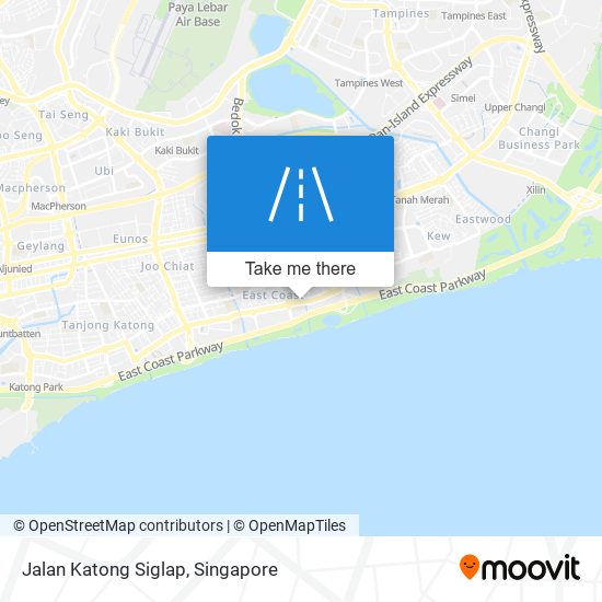 Jalan Katong Siglap地图