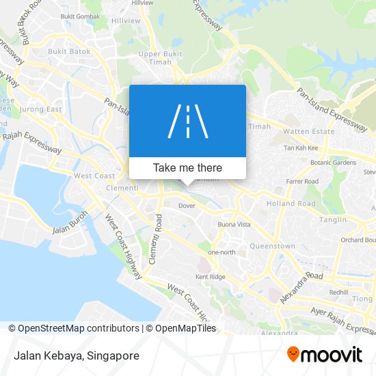 Jalan Kebaya map