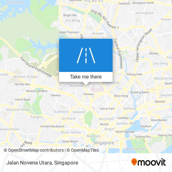 Jalan Novena Utara map