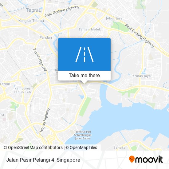 Jalan Pasir Pelangi 4地图