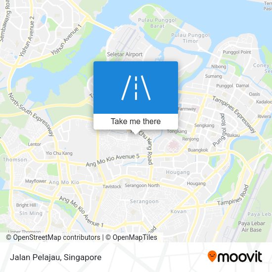 Jalan Pelajau map