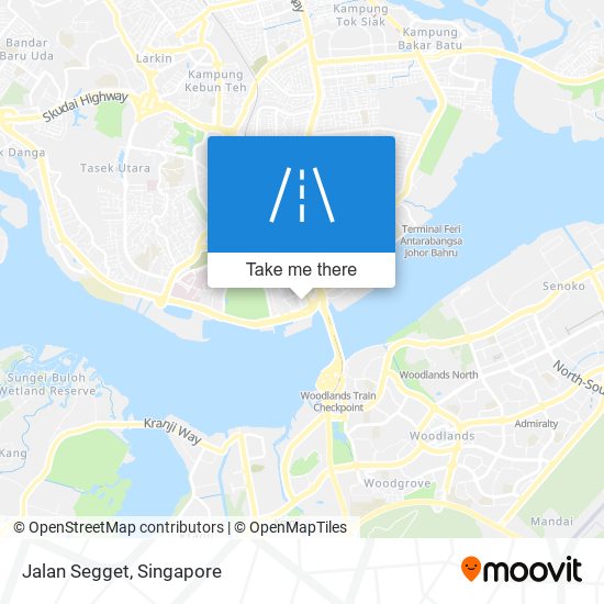 Jalan Segget map