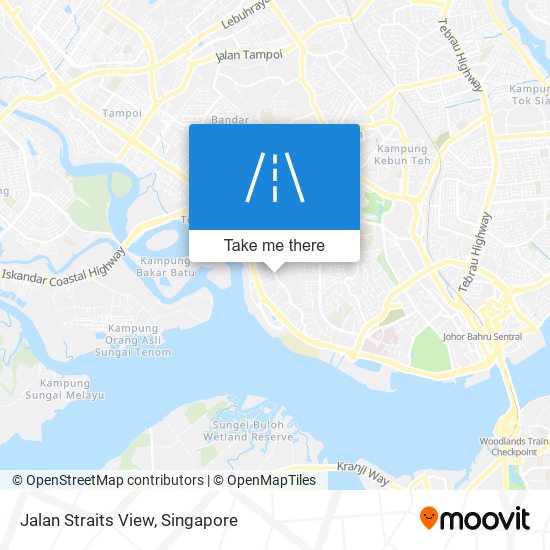 Jalan Straits View map