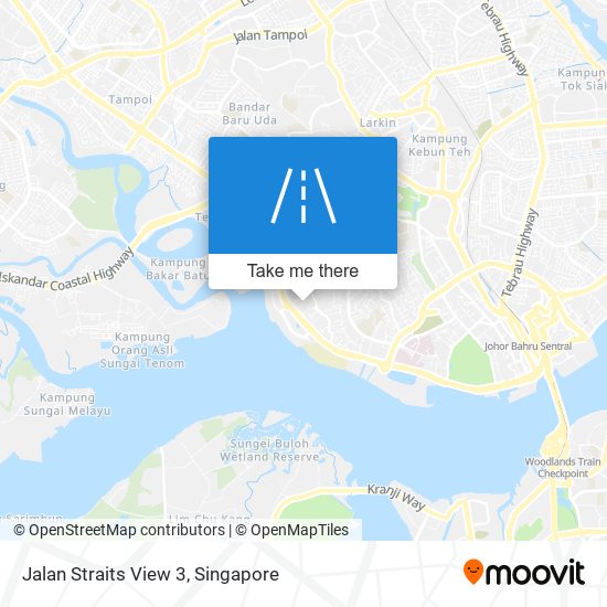 Jalan Straits View 3 map