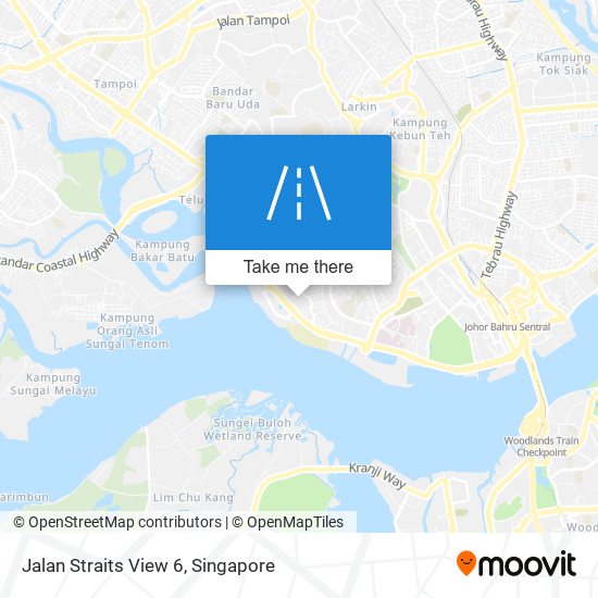 Jalan Straits View 6地图