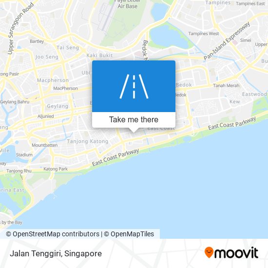 Jalan Tenggiri map