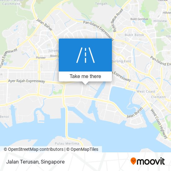 Jalan Terusan map