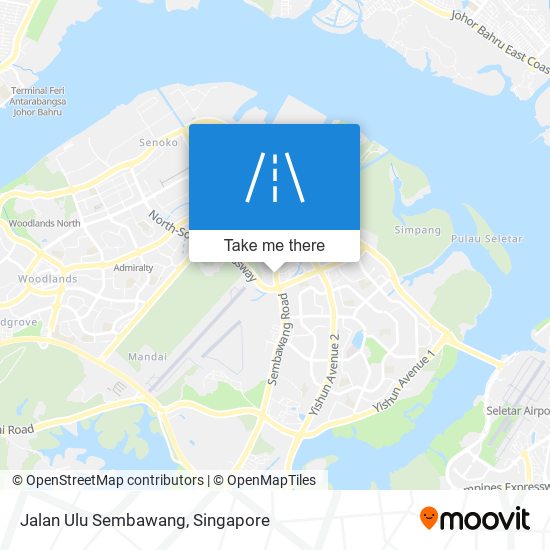 Jalan Ulu Sembawang map