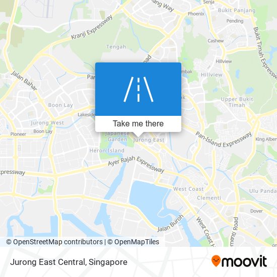 Jurong East Central map