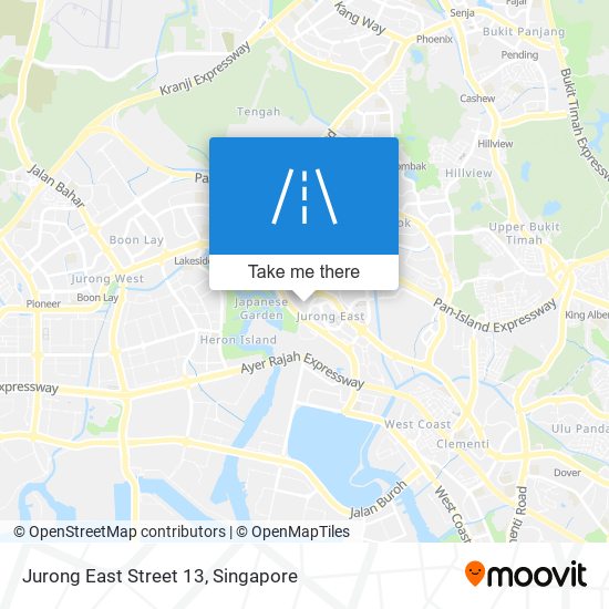 Jurong East Street 13 map