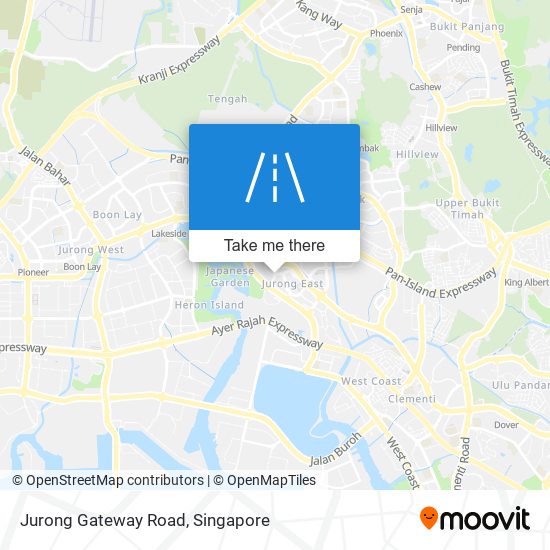 Jurong Gateway Road map