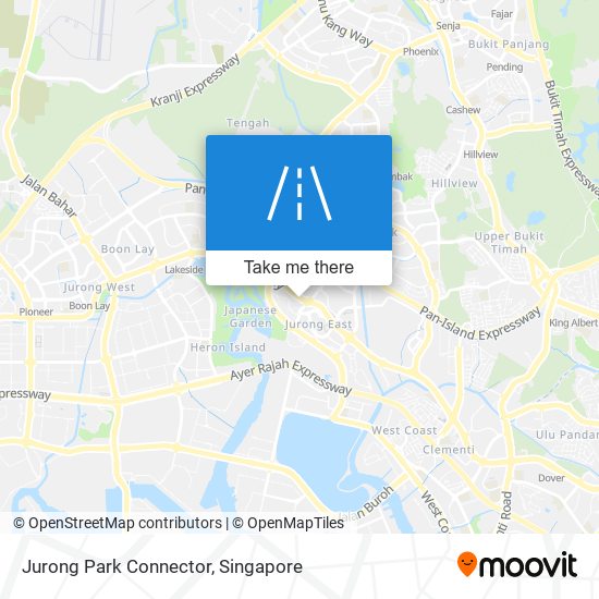 Jurong Park Connector map