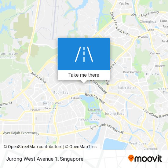Jurong West Avenue 1地图