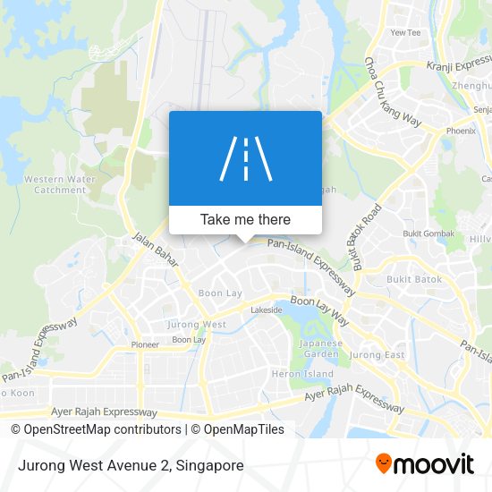Jurong West Avenue 2 map