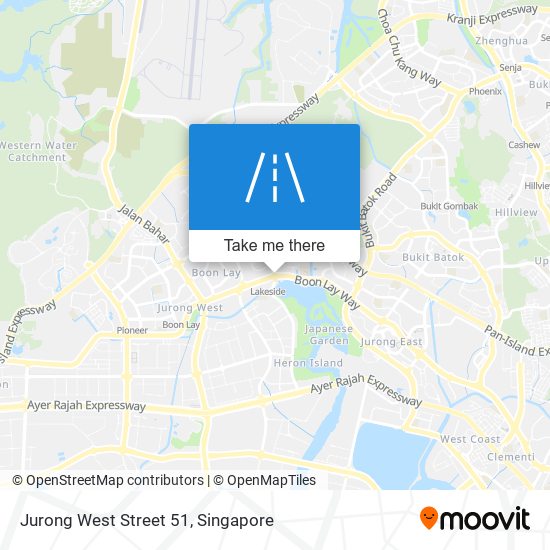 Jurong West Street 51 map