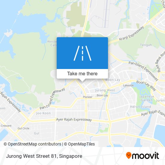 Jurong West Street 81 map
