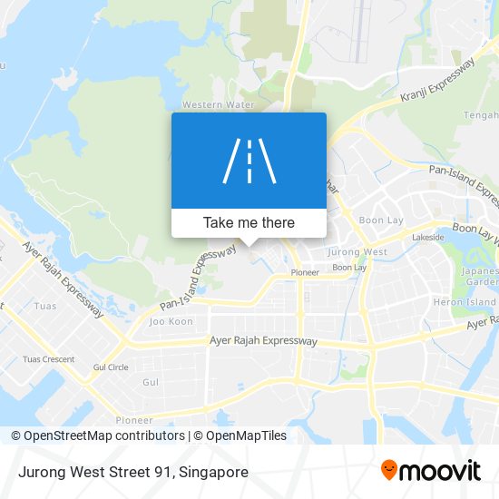Jurong West Street 91 map