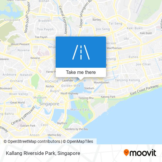 Kallang Riverside Park map