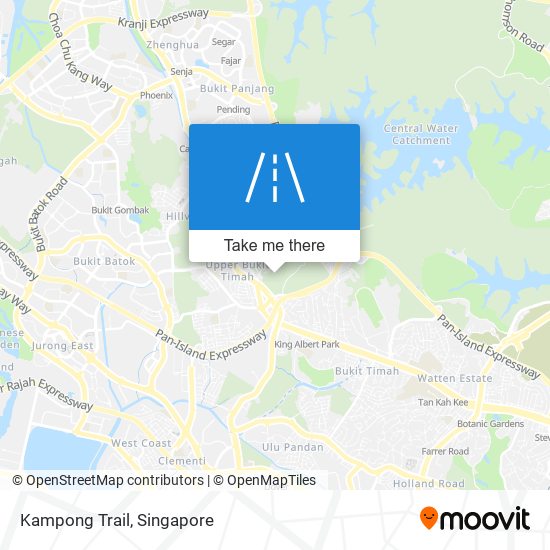 Kampong Trail map