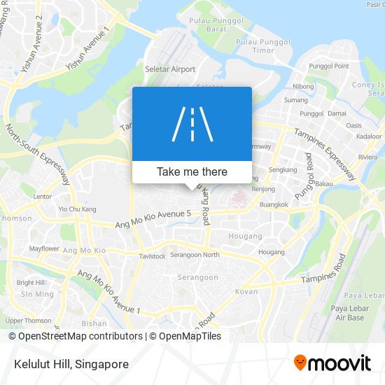 Kelulut Hill map