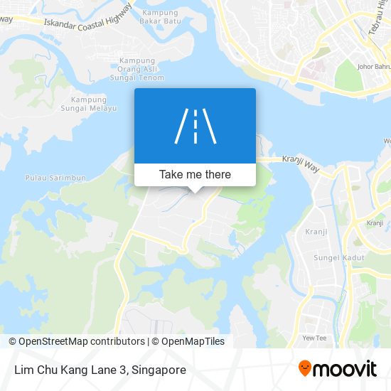 Lim Chu Kang Lane 3 map