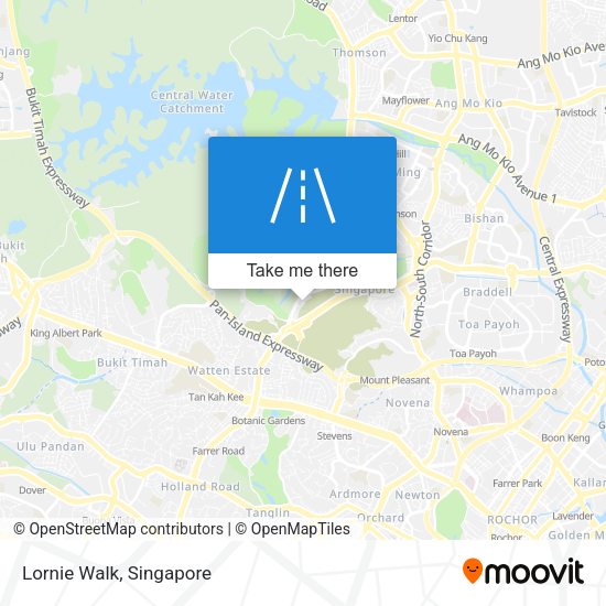 Lornie Walk map