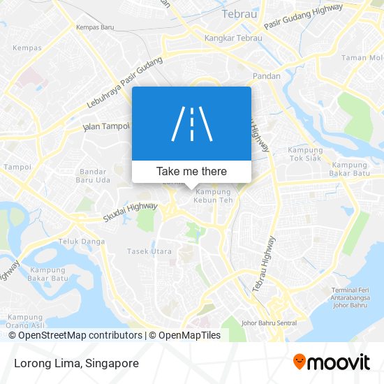 Lorong Lima map