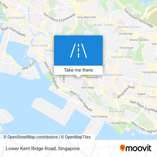Lower Kent Ridge Road map
