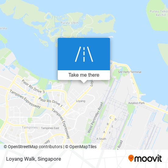 Loyang Walk map