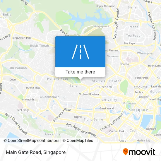 Main Gate Road map