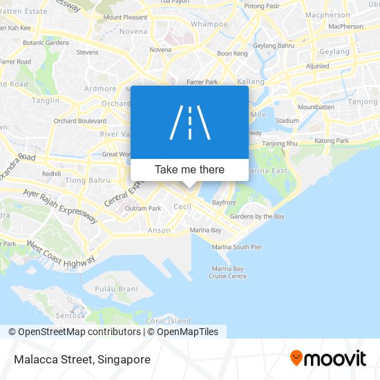 Malacca Street map