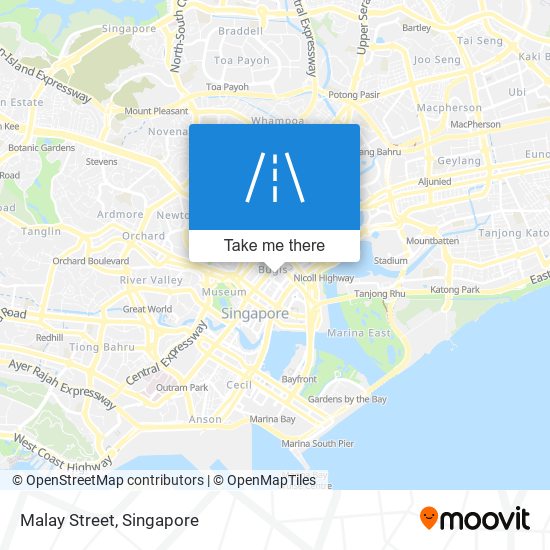Malay Street map