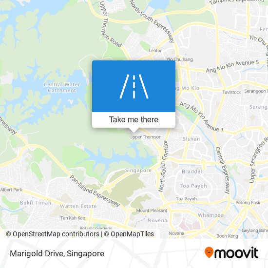 Marigold Drive map