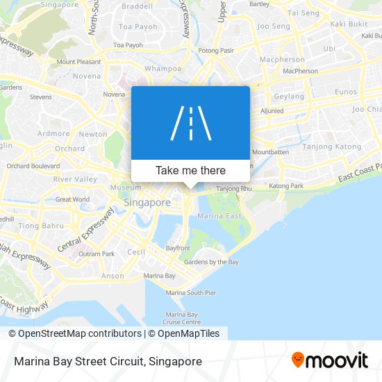 Marina Bay Street Circuit地图