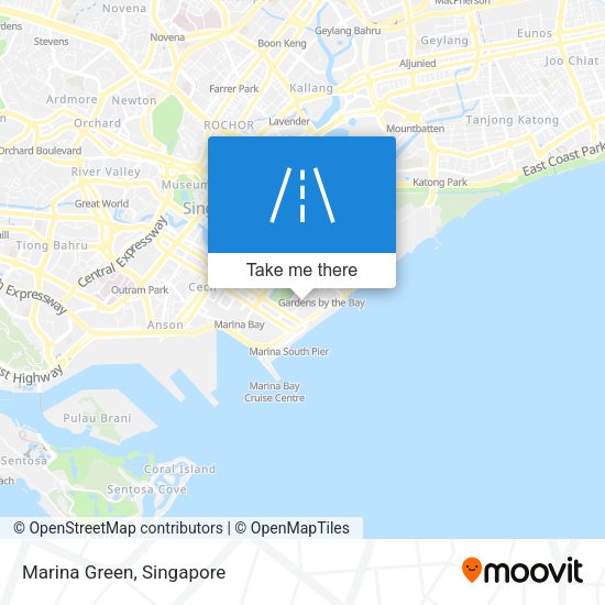 Marina Green map