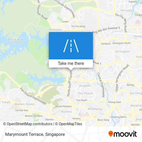 Marymount Terrace map